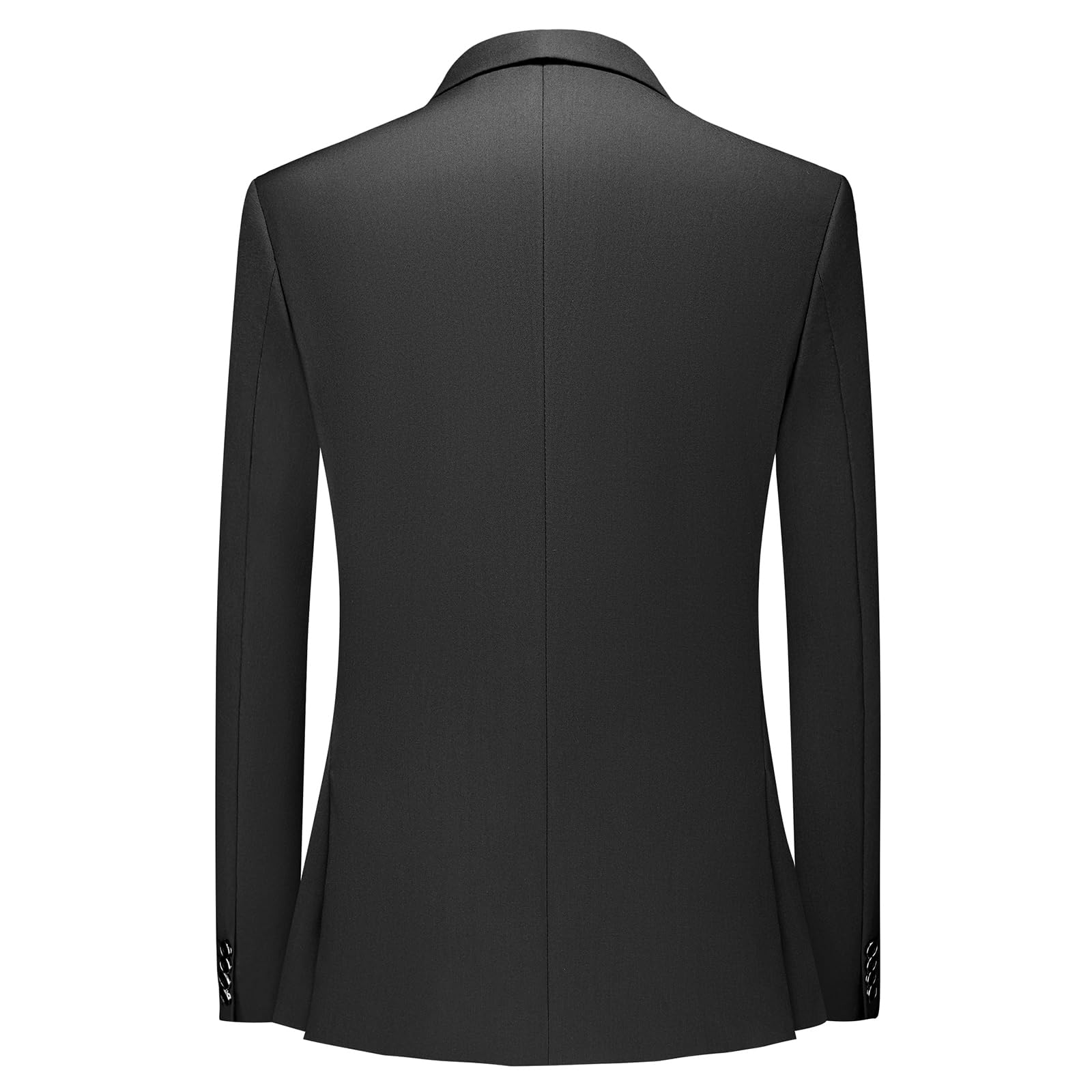 KUDORO Herren Anzüge 3-Teilig Slim Fit Zwei Knöpfe Sakko Weste Hose | Herrenanzug Einreihig für Hochzeit Modern Formell