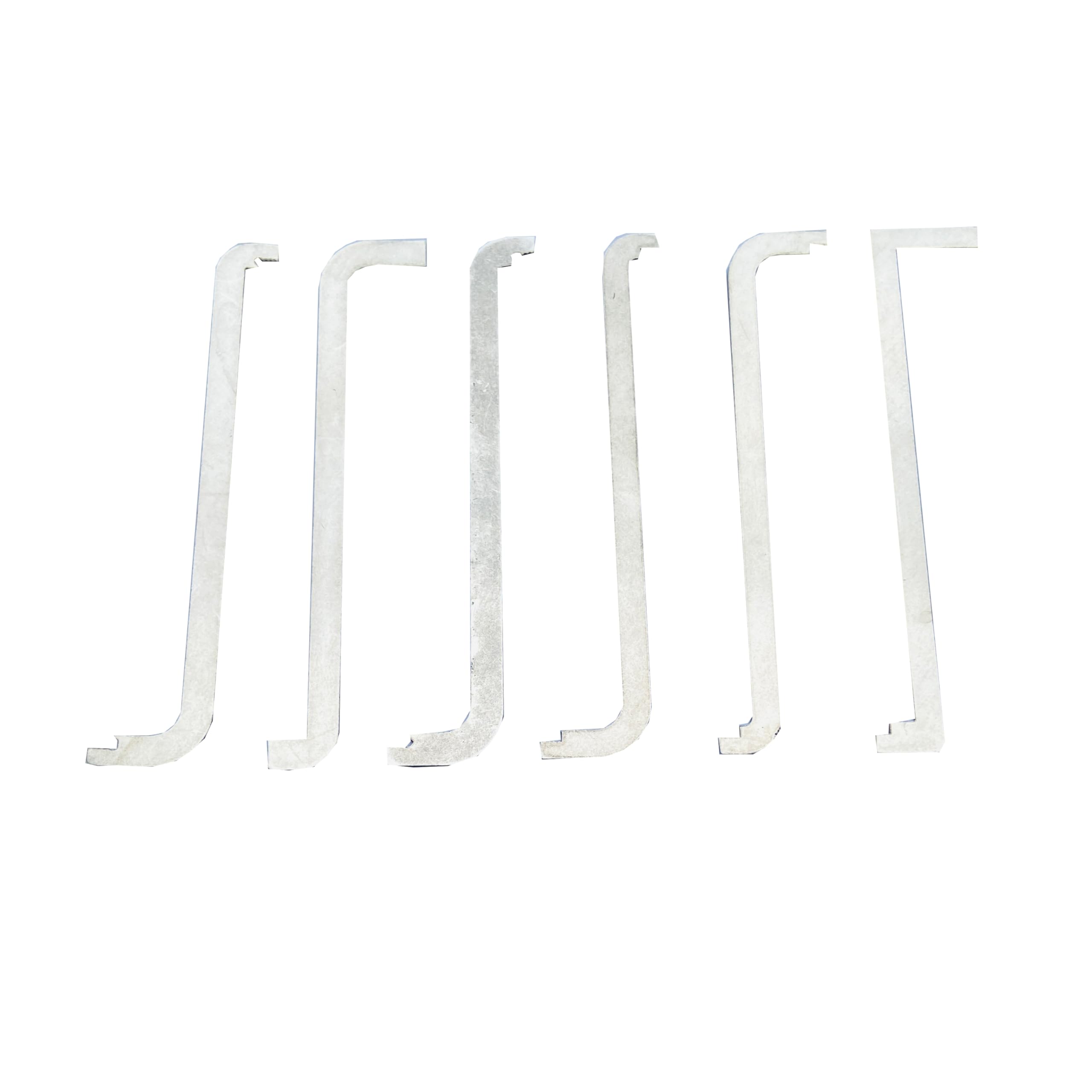 Narzędzia ślusarskie Haoshi Lock Picking klucz napinający (6 szt.)