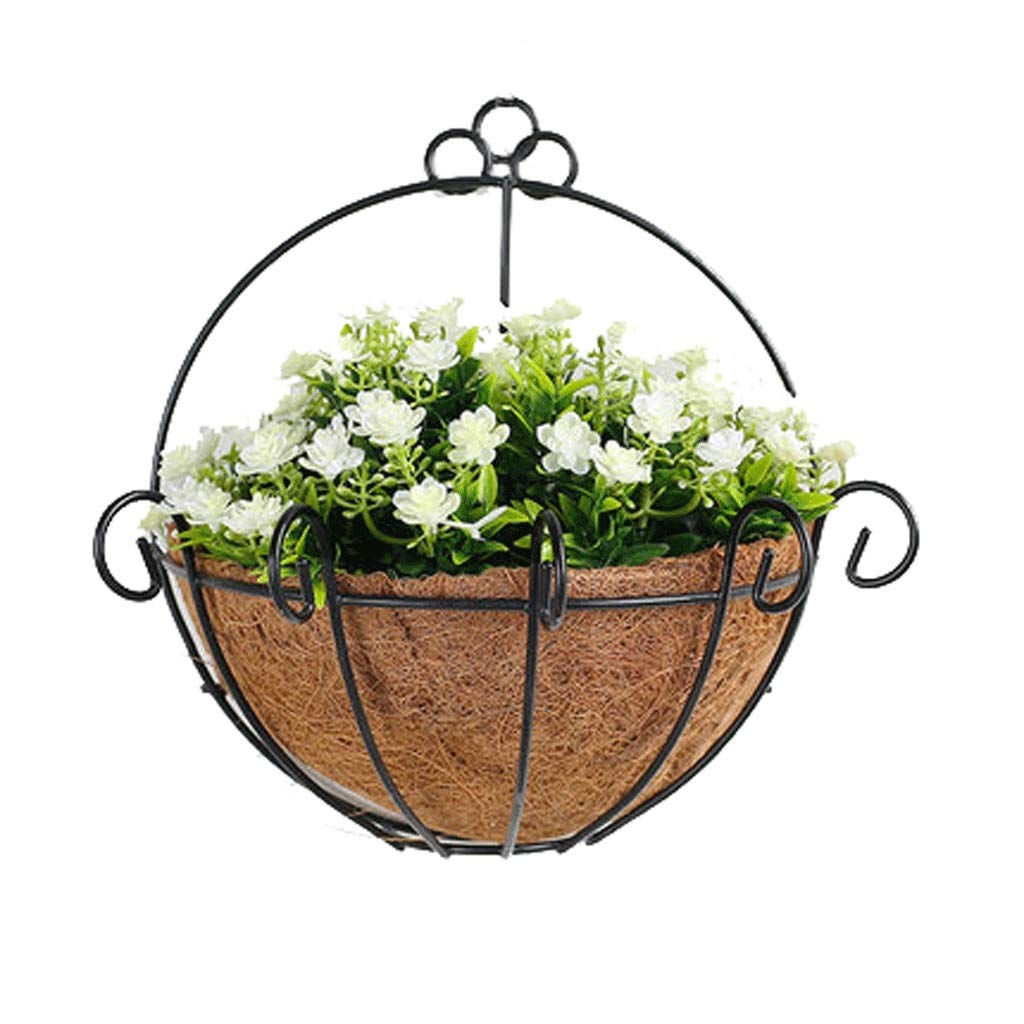 Pots de fleurs pour habiller un mur vide et surélever vos plantes tombantes