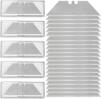 Bonsicoky 50 Pack SK5 Steel Utility Knife Blades - Sharp, Durable Replacement for Box Cutters & Standard Knives