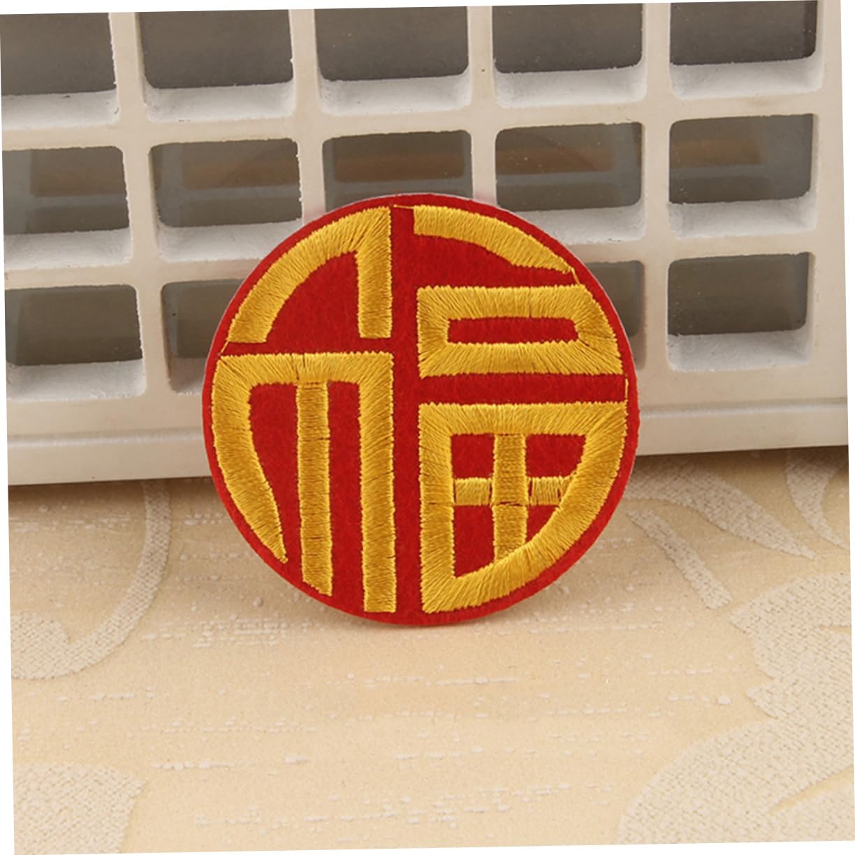 STOBOK 60pezzi Patches Cucibili Per Abbigliamento e Accessori Toppe Ricamate Fu Character Stile Cinese Per Jeans Borse e Decorazioni Fai Da Te