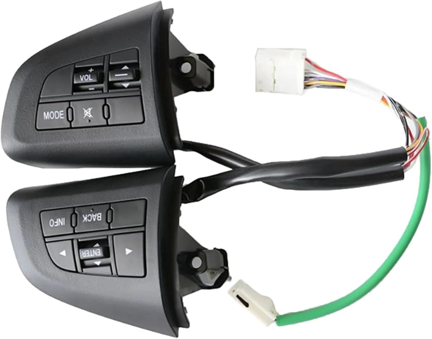 Steering Control Cruise Compatible with Mazda for 3 2011 2012-2015 for 5 2011-2013 for CX-7 CX-9 Car Volume Mode Multi-Function Steering Wheel Switch Control Buttons