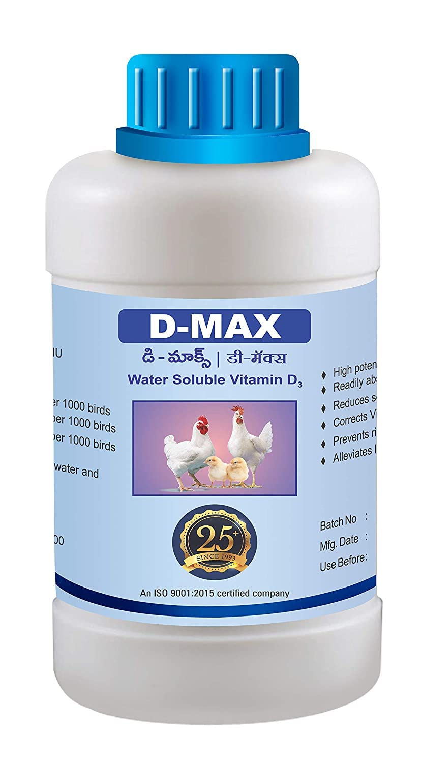 DECVIN D-MAX Water Soluble Vitamin D3 Cattle, Poultry and Bird Vitamin Supplements for Farm Animals - 1 Litre (B09XDQDYVB) Amazon Price History, Amazon Price Tracker