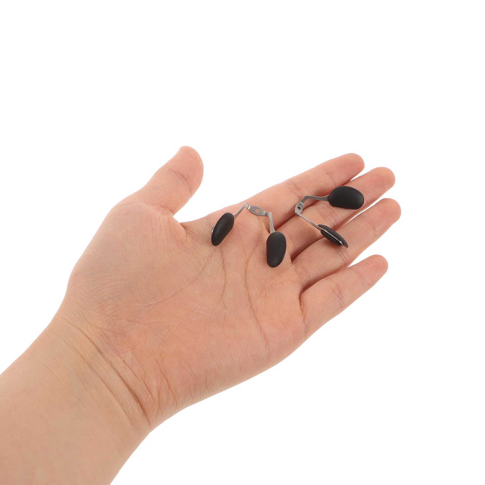 MAGICLULU Naselli per Occhiali Antiscivolo in Silicone Morbido a Forma di U Fissaggio a Vite, Kit di Sostituzione Rapido per Occhiali da Lettura e Vista - 4
