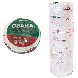 AAProTools White Cricket Ball Tape Tennis Ball Tape Pack of 10 Roll.