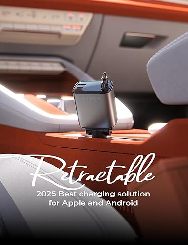 Carregador de Carro USB-C Retrátil LISEN 69W: Potência e Praticidade em Viagem