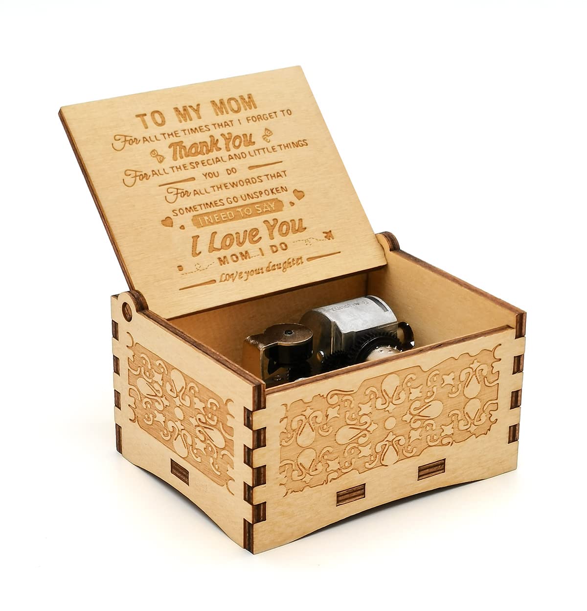 Gifts for Mom from Daughter, Music Box for Mom, Gifts from Daughter, Suitable for Birthday/Christmas/Mother's Day/Keepsake…