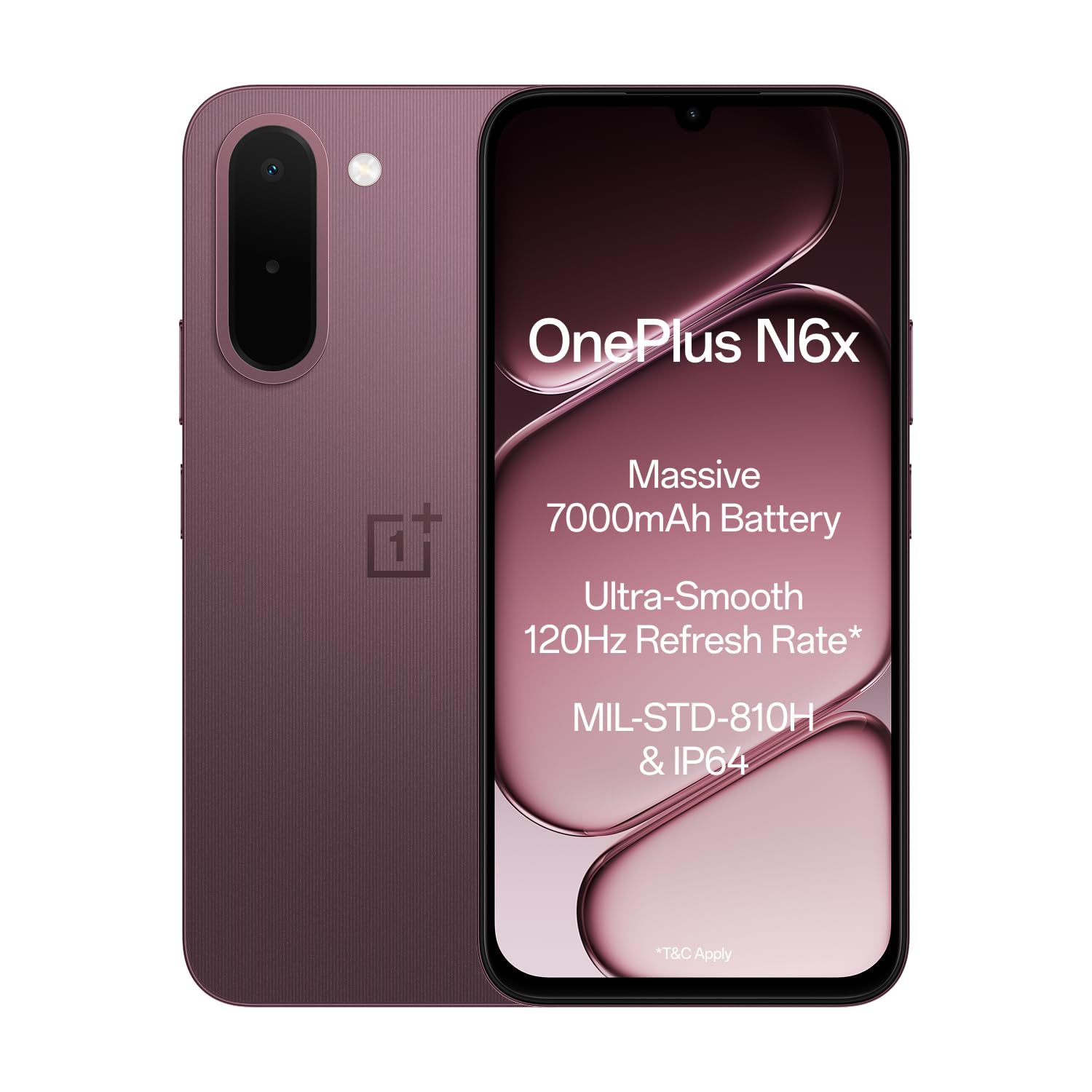 OnePlus N6x | 4GB+64GB | Burgundy Red | 7000mAh Battery | Power for Days | 36-Months Smoothness | Smooth 120Hz Display | Largest 5300mm2 Cooling System | Military-Grade Durability-image-23