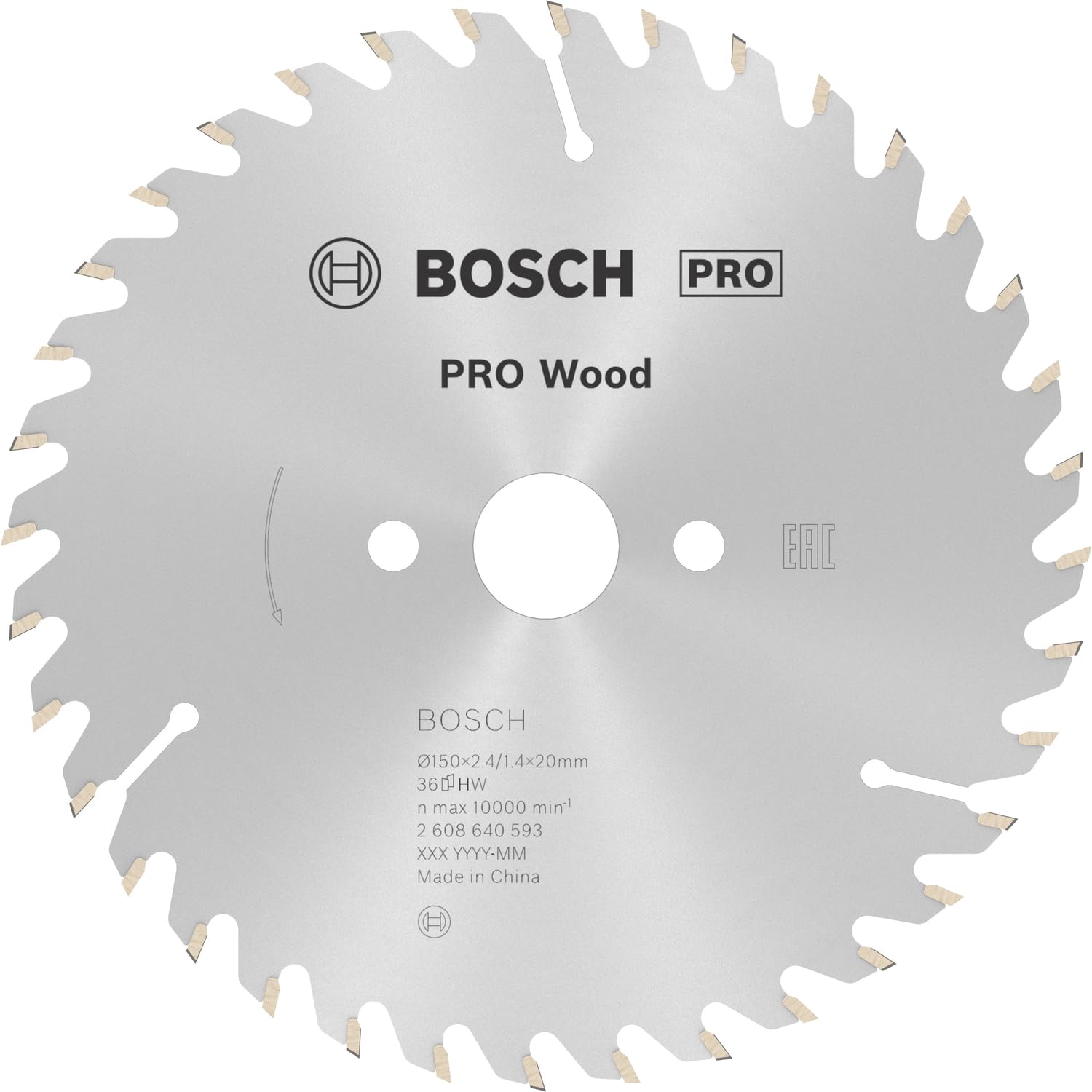 Bosch Professional Optiline Wood circ.saw blade 150x20/16x2.4 mm 36 2608640593