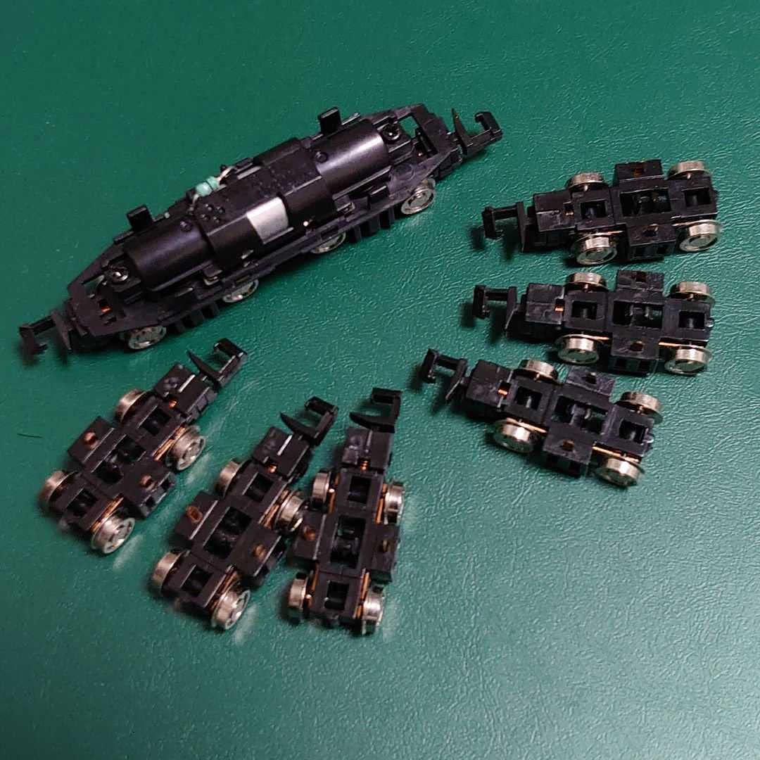 ★soundart バンダイ製動力ユニット3＋走行台車T 3両分×2セット Amazon.co.jp: 動力ユニット3＋走行台車T改 3両分 Bトレインショー