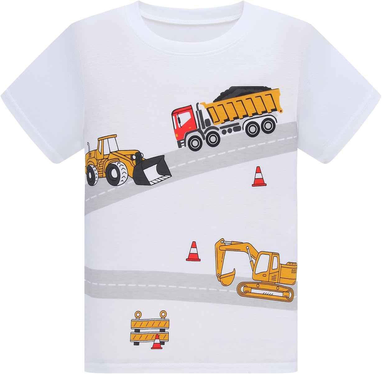 Demifill Toddler Boys 3 Pack Short Sleeve Boys Short T-Shirts Crew Neck T-Shirt Size 2-10Years - Image 4