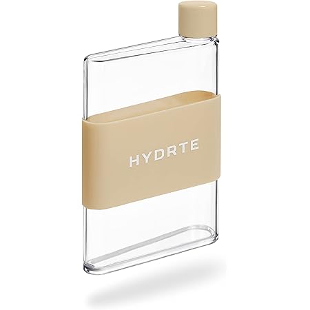 Flat BPA Free Bottle, 13 oz, Leak Proof Slim Design, Perfect for Women & Men, The Purse Bottle