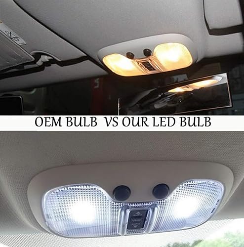 Miniatura 3 de AWALITED Juego de 6 luces LED Patriot para interiores, súper brillantes, con mapa, cúpula, camión, bombillas para Jeep Patriot 2007-2017, todos los