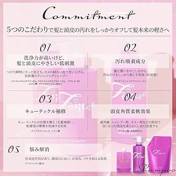 Amazon | Feiitee(フェイーティー) シャンプー 460mL 詰替用