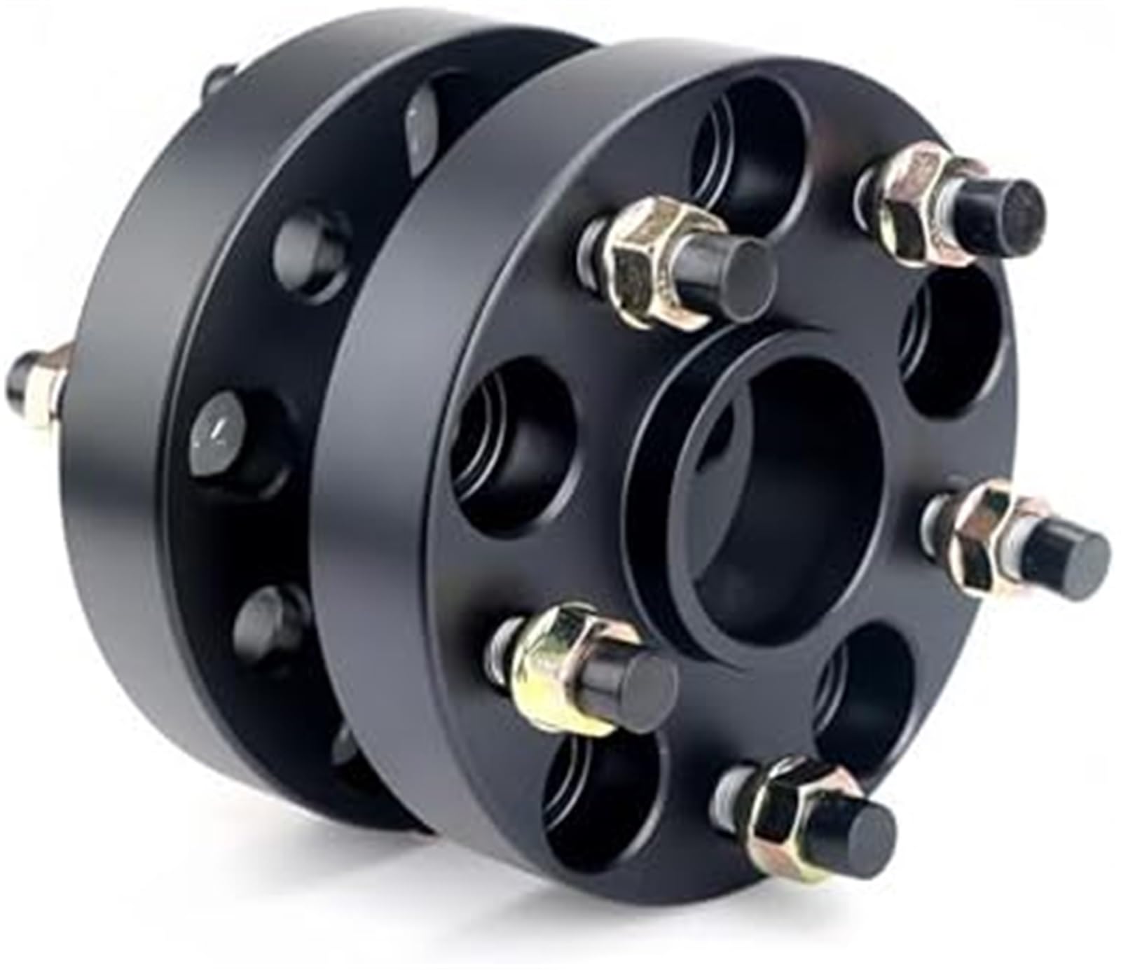 Dystans koła zawieszenia Adaptery dla kół 2 sztuki Pcd 5X114,3 Cb 67,1 Mm Adapter dystansowy 5 kombinezon z końcówkami Hyundai, uniwersalnego samochodu(BLACK 2PCS 15mm Black)