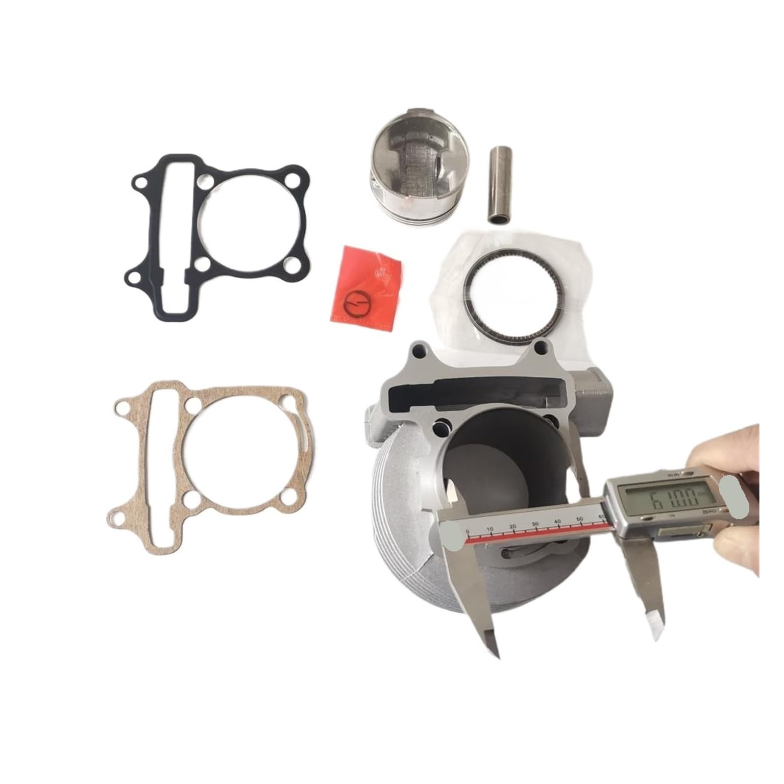 Minho GY6 61mm/2.40" Cylinder Top End Rebuild Kit With - View #2
