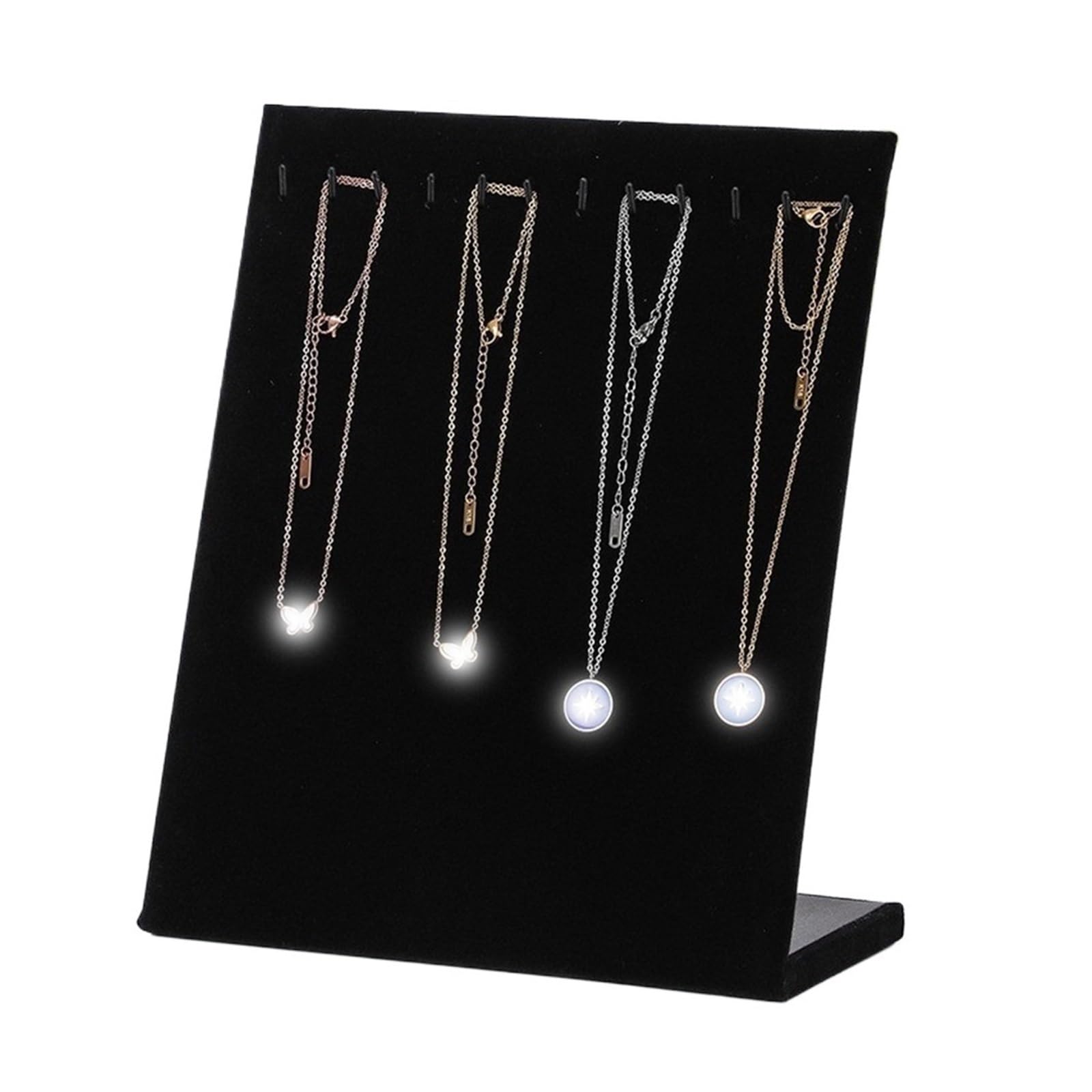 GEK208130 Jewelry Display Stand Flannel Display Stand Jewelry Organizer for Pendants Chains Organizer