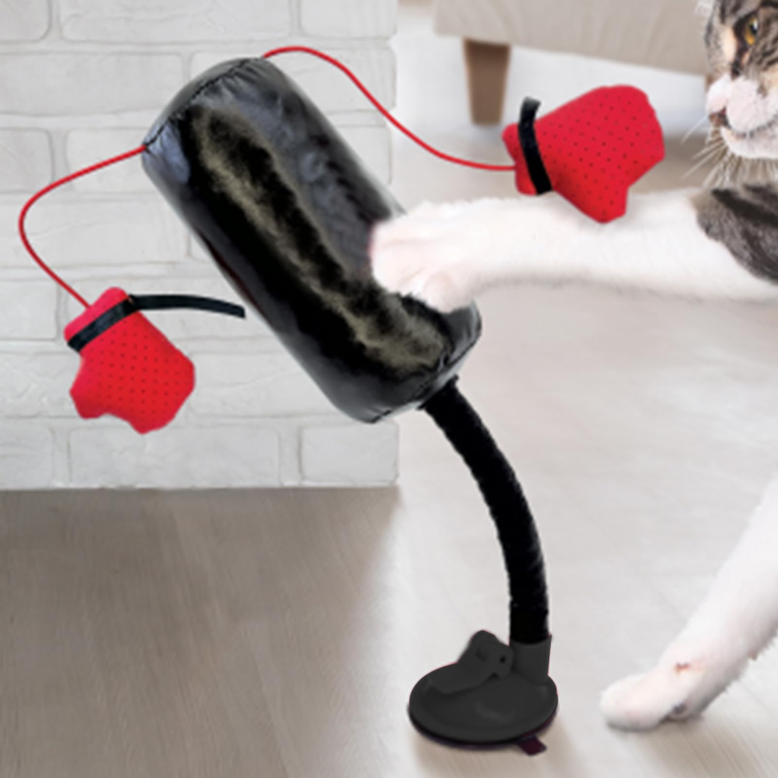 Sac de Frappe pour Chat, 14 x 29 cm Ca-TS Boxing Ba-GS Toy, Ca-t Punch Ba-g, C-at Jouet d'exercice, créatifs pour Chaton, sûrs, Jouet d'exercice interactif pour Animaux de