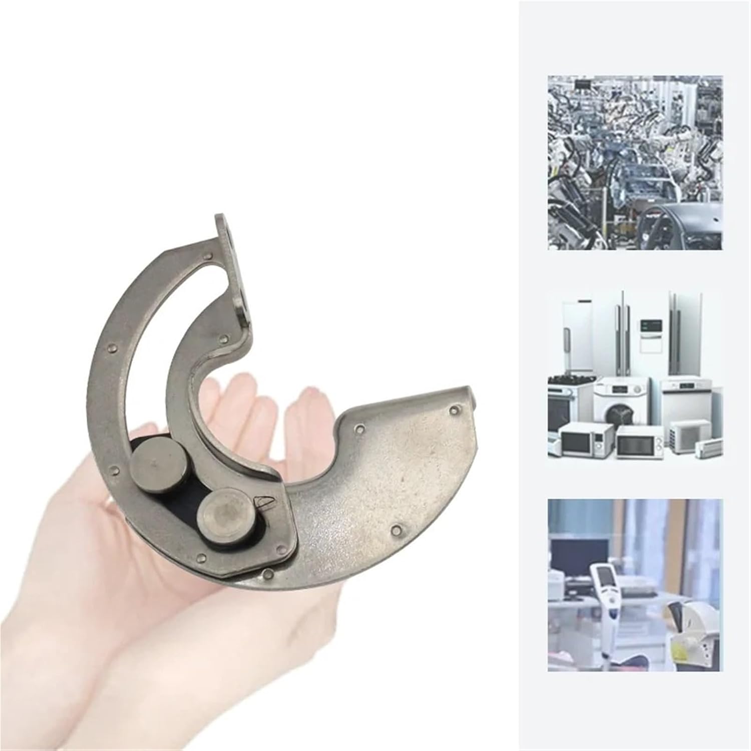 埋め込みキャビネットドア 304 ステンレススチール リミット隠し扇形回転スライドヒンジ 1個(180 Degrees)