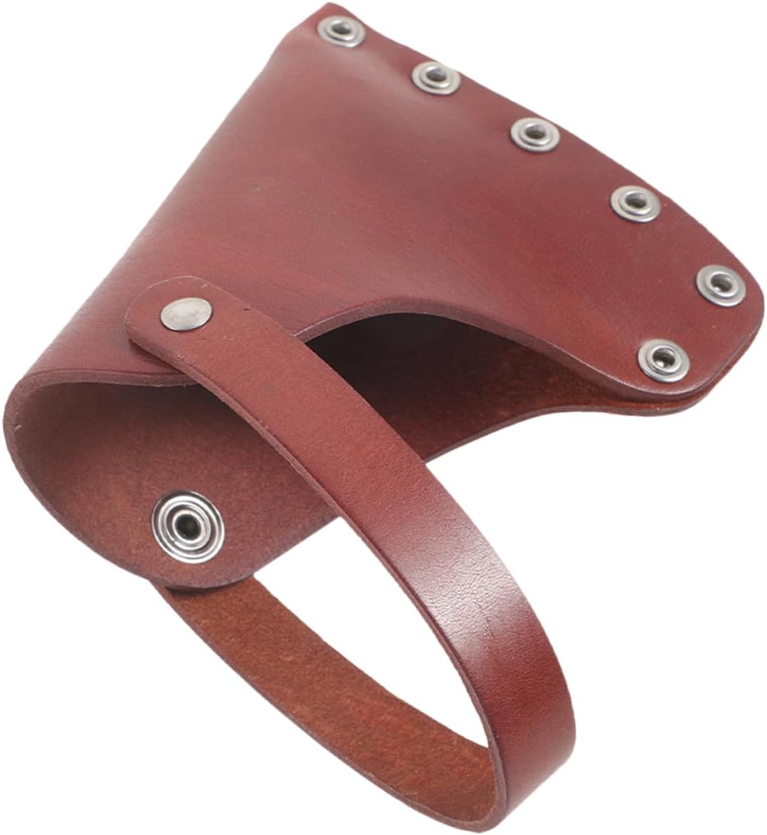 Leather Axe Protective Cover Hatchet Sleeve for Camping Universal Axe Cover