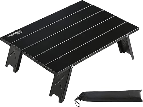 BBAhandware Mesa plegable portátil mini mesa de camping ultra ligera plegable playa mesa camping con bolsa de transporte, capacidad de carga 80 disponible en Yaxa Colombia