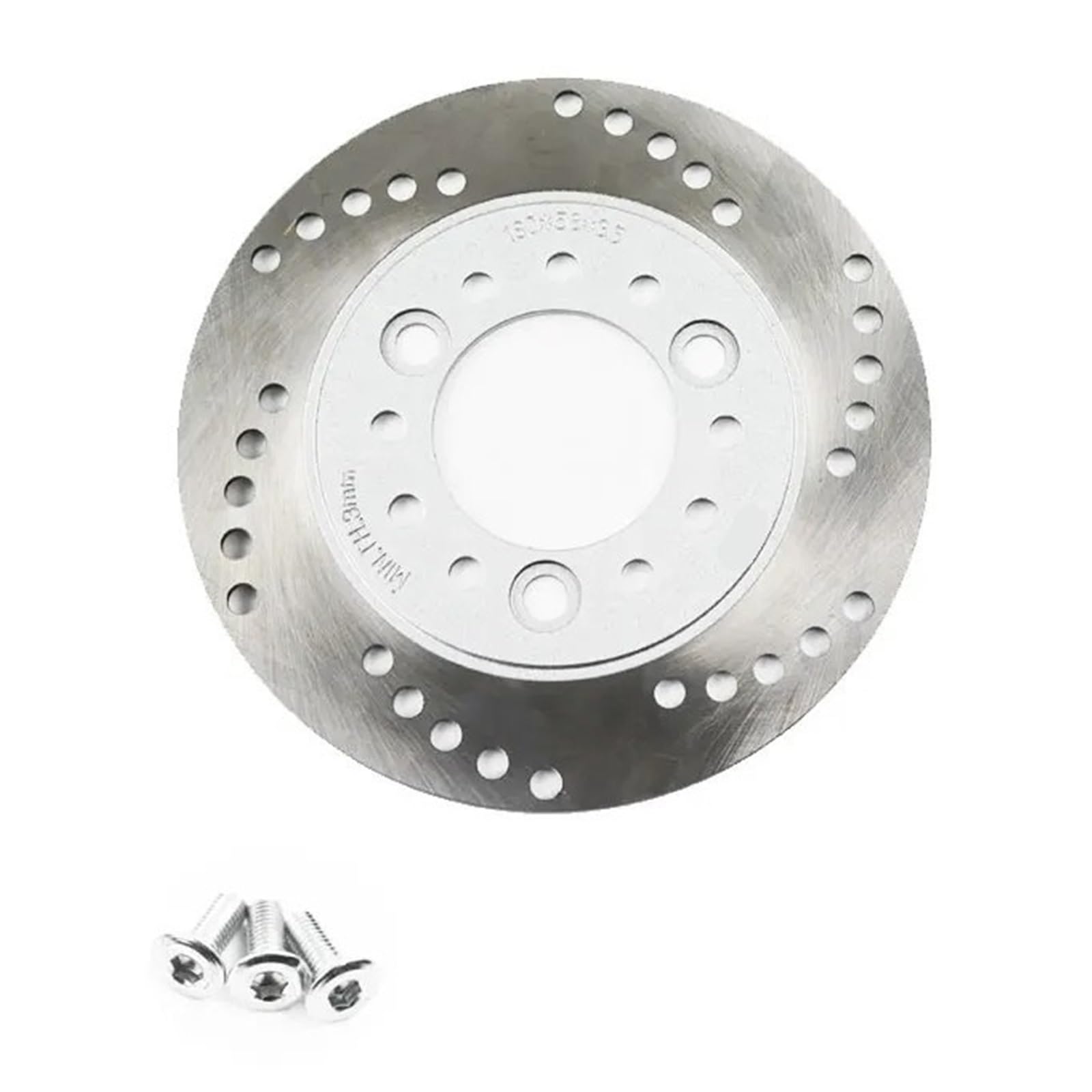 Disque de Frein VTT Frein à Disque, Disque de frein universel en acier inoxydable de 180 mm et 190 mm, pour la plupart des motos, scooters et vélos de montagne.(Silver190mm)