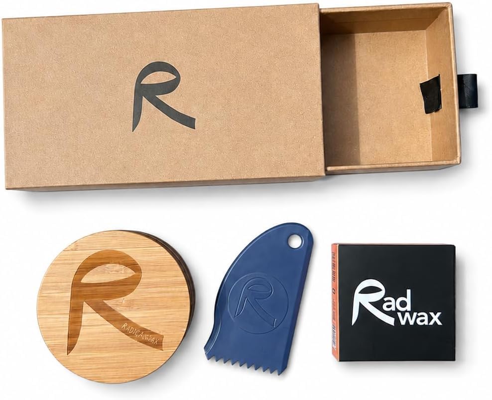 Rad Wax Gift Set - Eco Surf Wax (Warm), Comb & Storage Tin