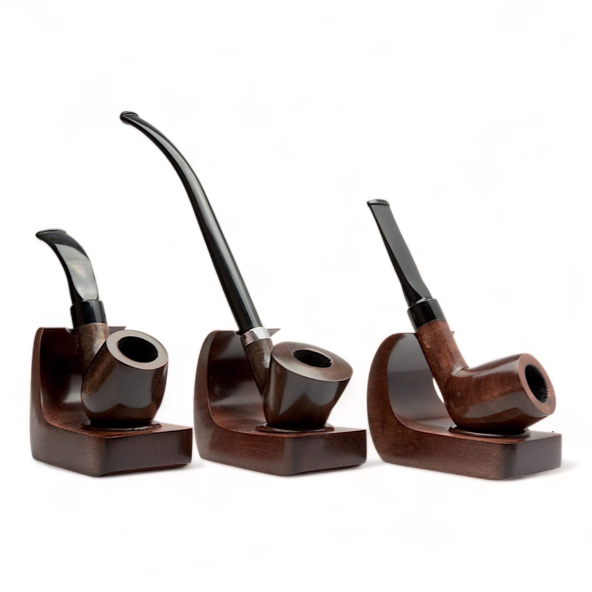 Amazon.com: KAFpipeWorkshop Wooden Pipe Stand Rack Holder for Single Tobacco  Smoking Pipe Handmade from Pear Wood : Health & Household