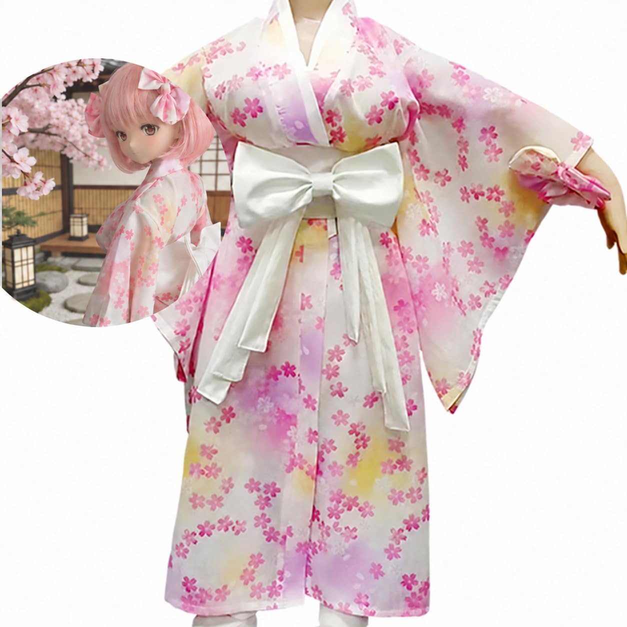 ドール衣装セット 着物とドレス付き Amazon.co.jp: xinXbabe ドールの服 80~100cm 身長ドール 衣装 着物風