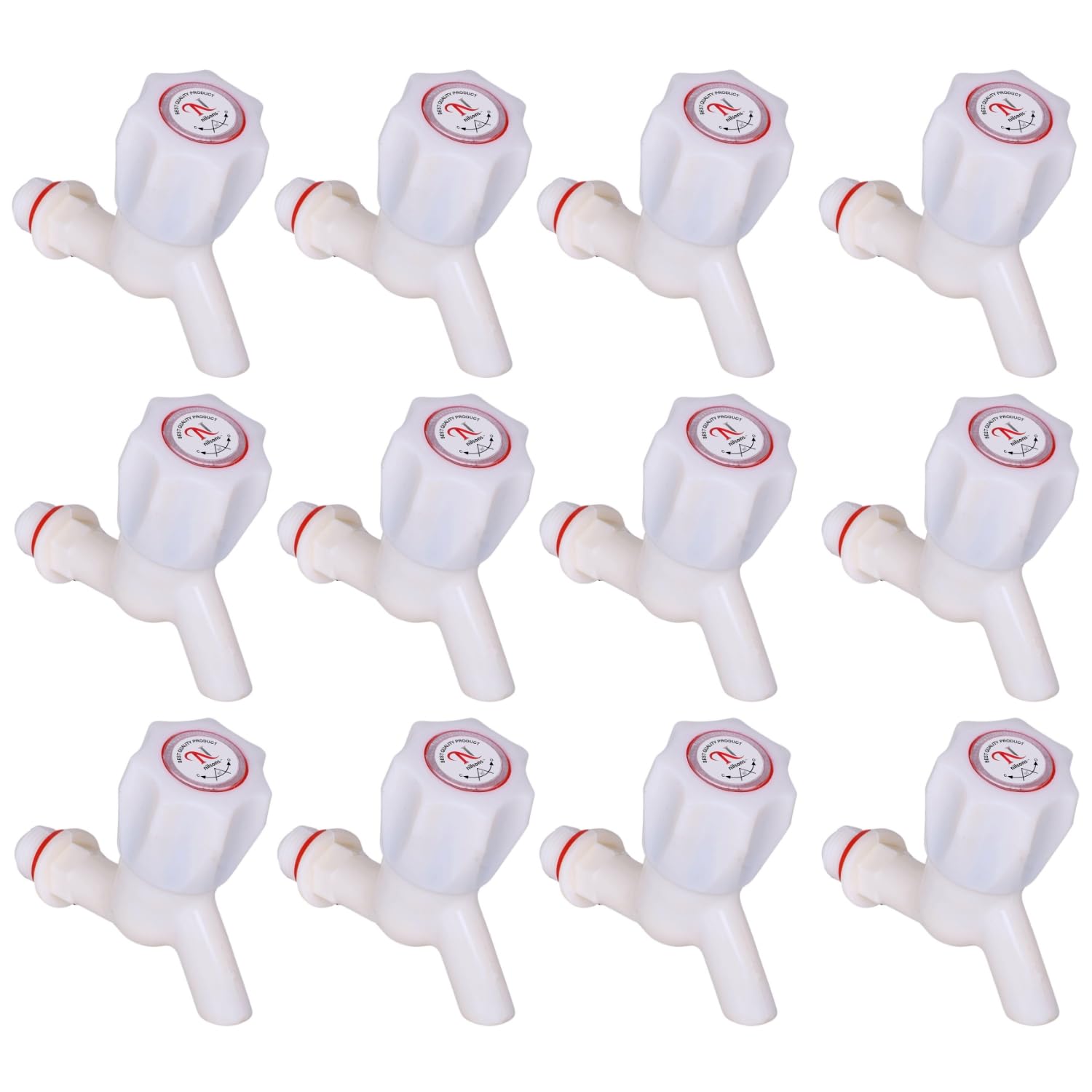 White Water Taps - 6 Pack Leak-Proof Faucet Set -8