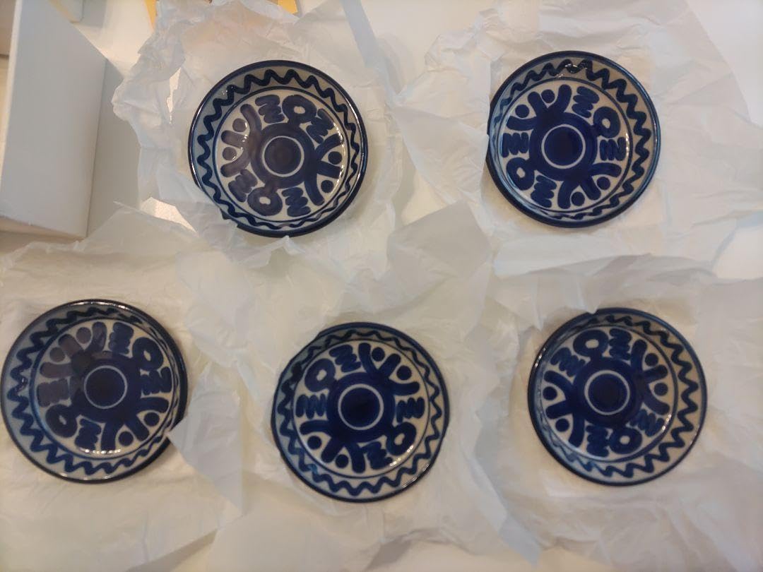 Amazon | 小田井窯 楽々絵小皿 5枚セット | ノーブランド品 | 小皿