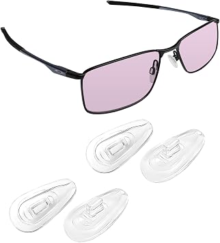 Replacement Nose Pads Nosepiece for Oakley Socket 5.0 OX3217 Socket 5.5 OX3218 Eyeglasses 140mm, Easy Installation - 2 Pairs Nose Pad