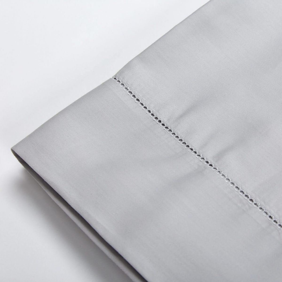 Catherine Lansfield Fantasy Sateen Ice Grey Juego de Sábanas Cama 150-240x280 + 2 Almohadas 50x85