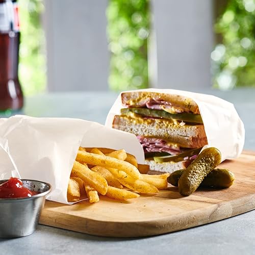 Miniatura 5 de GUSTO 15 pulgadas x 200 pies - 250 pies cuadrados Papel pergamino blanco para hornear, papel de hornear antiadherente, rollo de papel pergamino con