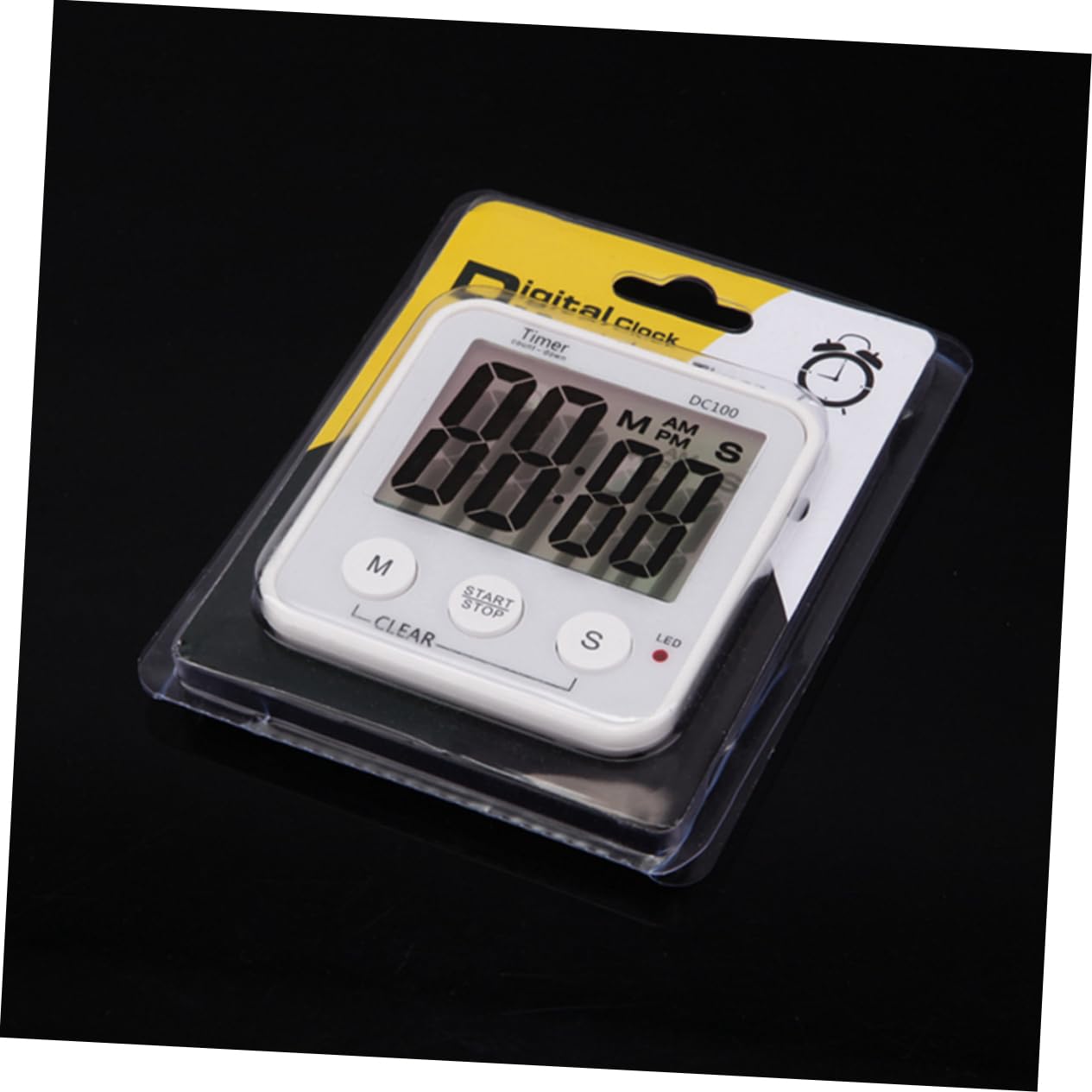 Alipis 3pièces Minuteur De Cuisine Digital LCD avec Alarme Et Écran Large Minuteur Aimanté sans Pile pour Exercices Et Activités Scolaires