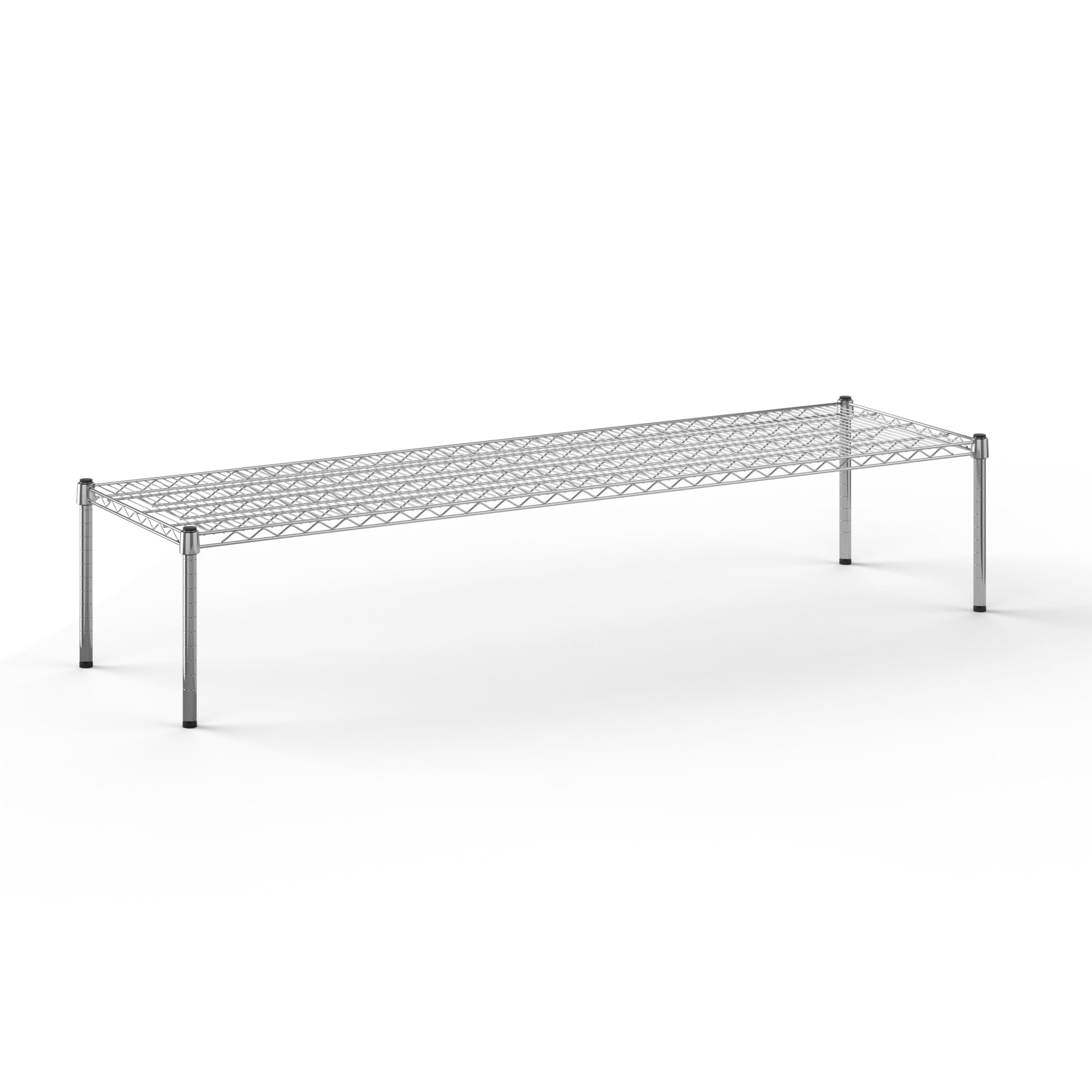 21" Deep x 72" Wide x 14" Height Wire Shelving Kit | NSF Commercial Storage Rack Unit