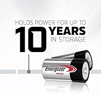 Vista 5 de Energizer Paquete combinado de baterías MAX C y baterías D, 8 baterías C y 8 D (16 unidades)