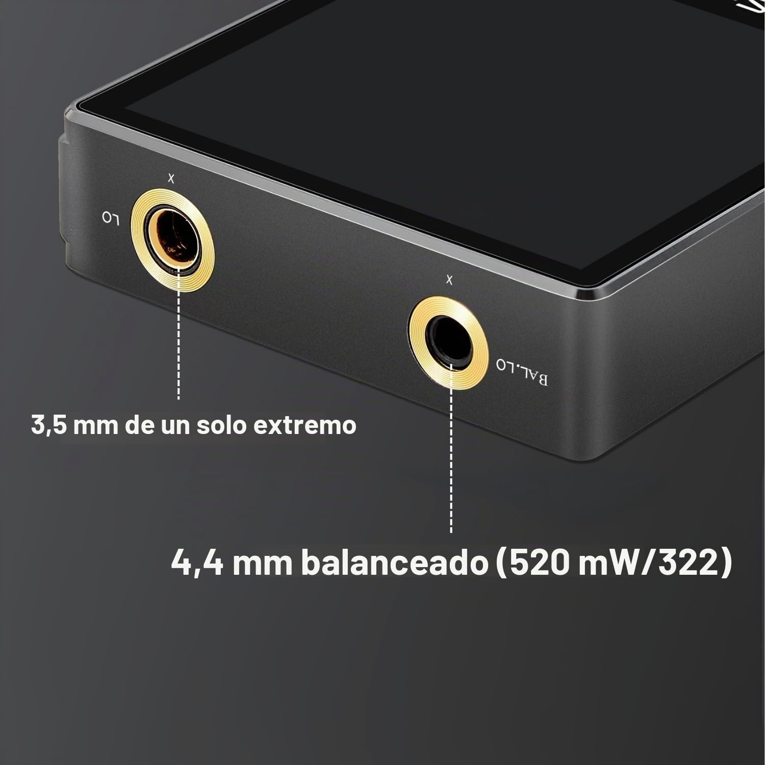 Surfans F20 Pro Android Hi-Res - Reproductor de música con Dual ESS9018 DAC, DSD512, Spotify & Tidal Support, WiFi y BT LDAC (4,4 mm equilibrado (500 mW), ampliable hasta 1 TB, pantalla táctil MP3 DAP
