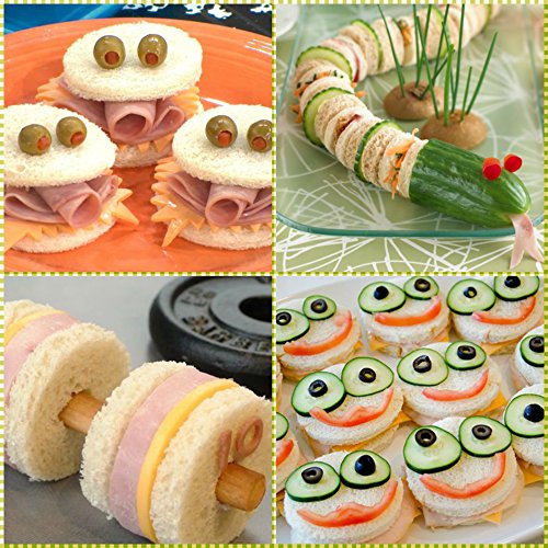 K&S Artisan 11 Round Cookie Biscuit Cutter Set - Graduated Circle Pastry Cutters For Donuts & Scones Heavy Duty 100% Stainless Steel Biscuit Cutter Tool With 4 Cookie Stencils #TOP7