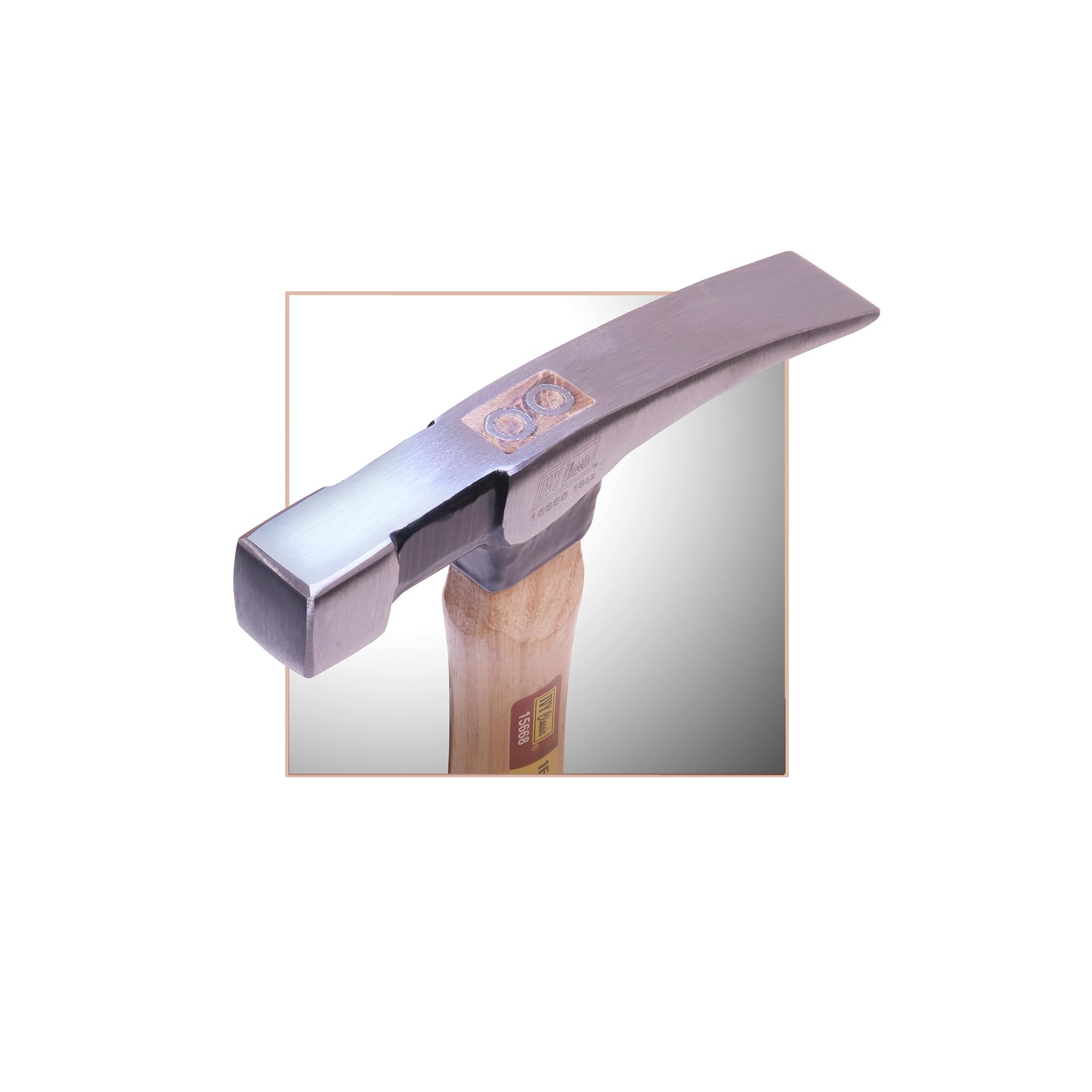IVY Classic 15668 - Martillo de ladrillo con mango de madera de nogal americano, 453.6 g