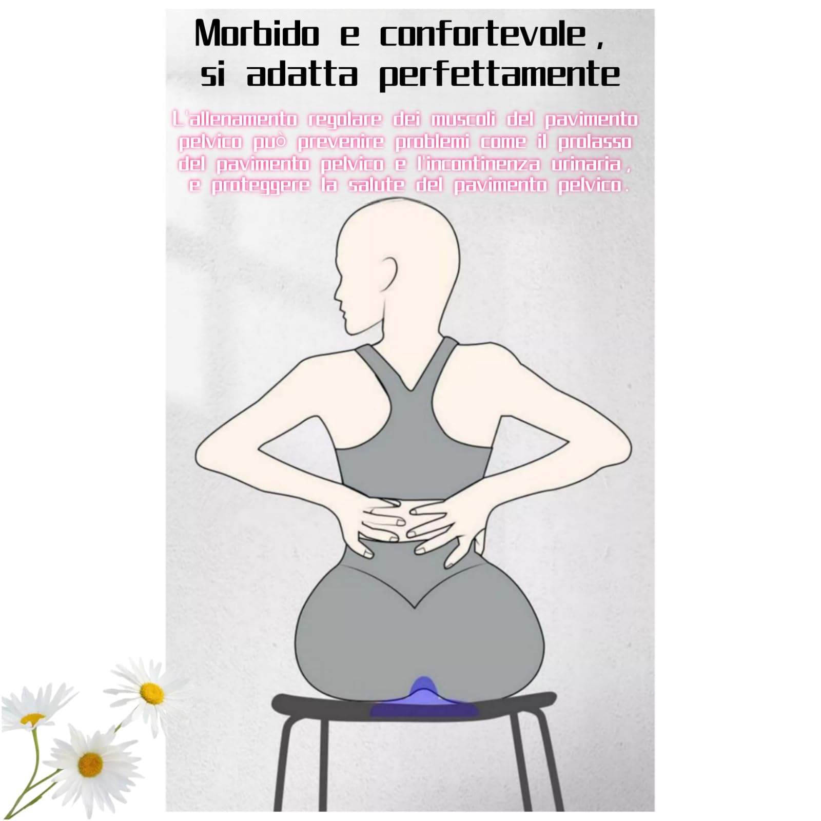 Attrezzo per l'allenamento dei muscoli del pavimento pelvico, 4 livelli di intensità, design silenzioso e discreto, unisex, ricaricabile tramite USB.