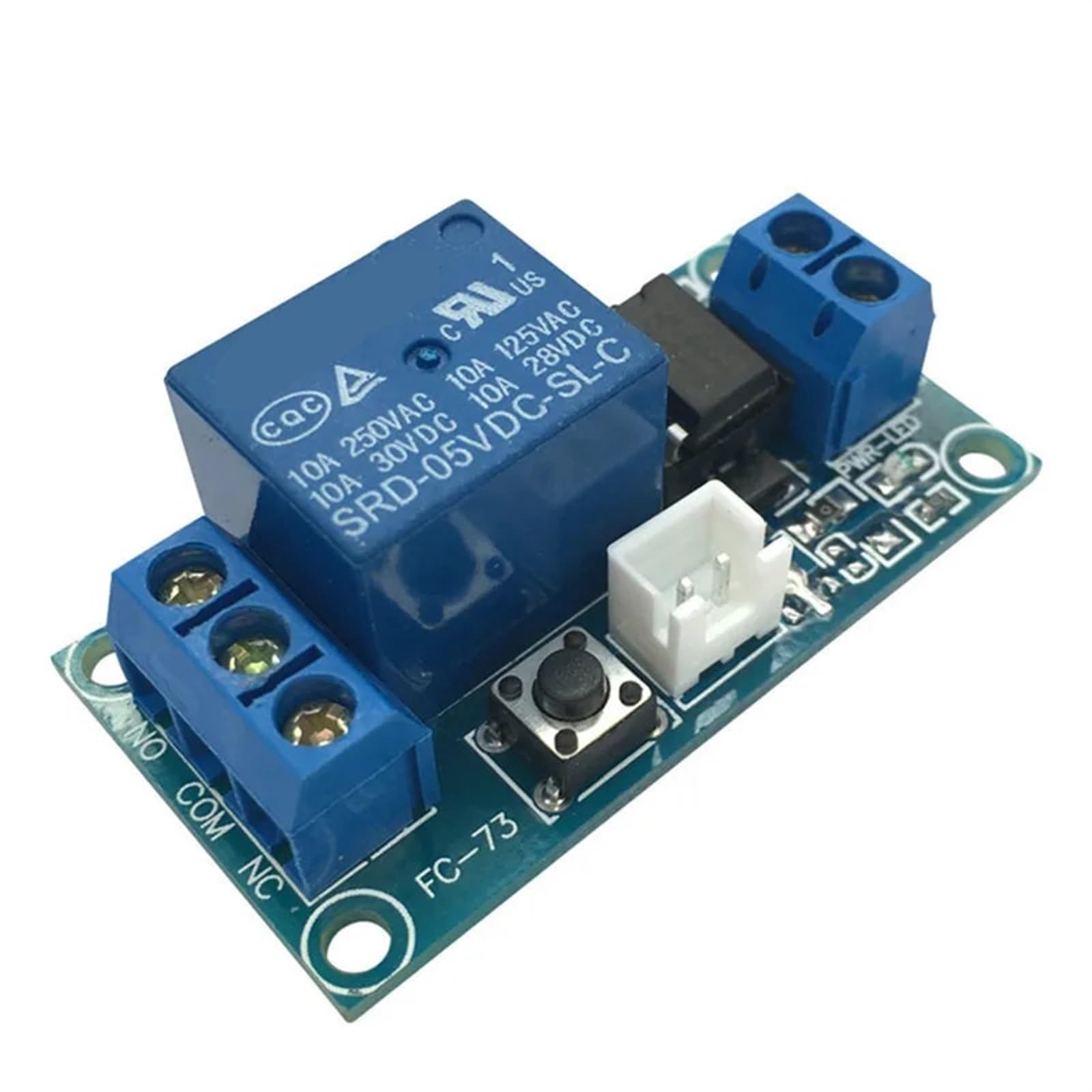 Módulo de relé de Enclavamiento de 1 Canal DC 5V 12V 24V con Control MCU de Interruptor biestable táctil(5V)