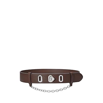 Lauren Ralph Lauren Flip Lock Leather Wide Belt Women