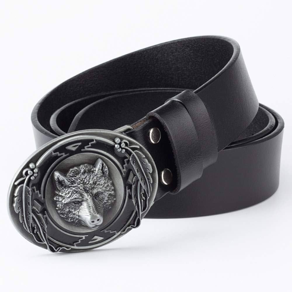 mertra belt ベルト JYWDZSH Men'S Belt Leisure Leather Belt For Men Bear Head