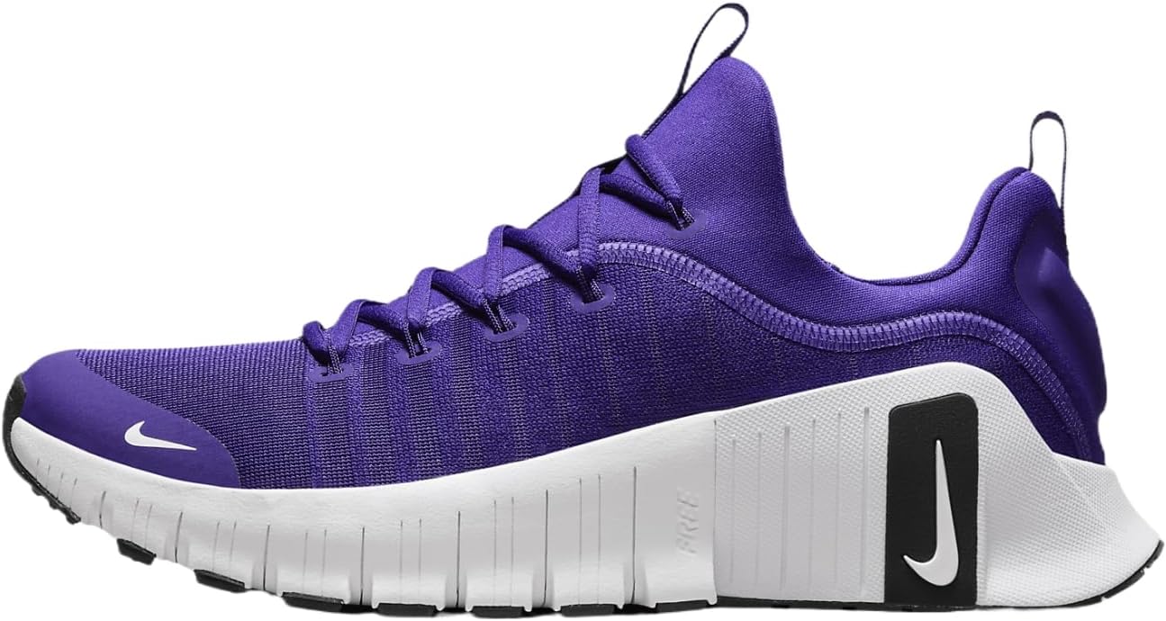 Nike Free Metcon 6 (Team Bank) Men's Workout Shoes (HM3754-500, Court Purple/Black/White)