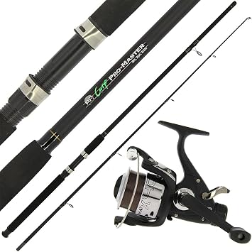 Carp Stalker Fishing Rod Master 8ft/2.4m 2pc 2.5lb & 2BB Runner Reel 10lb Combo