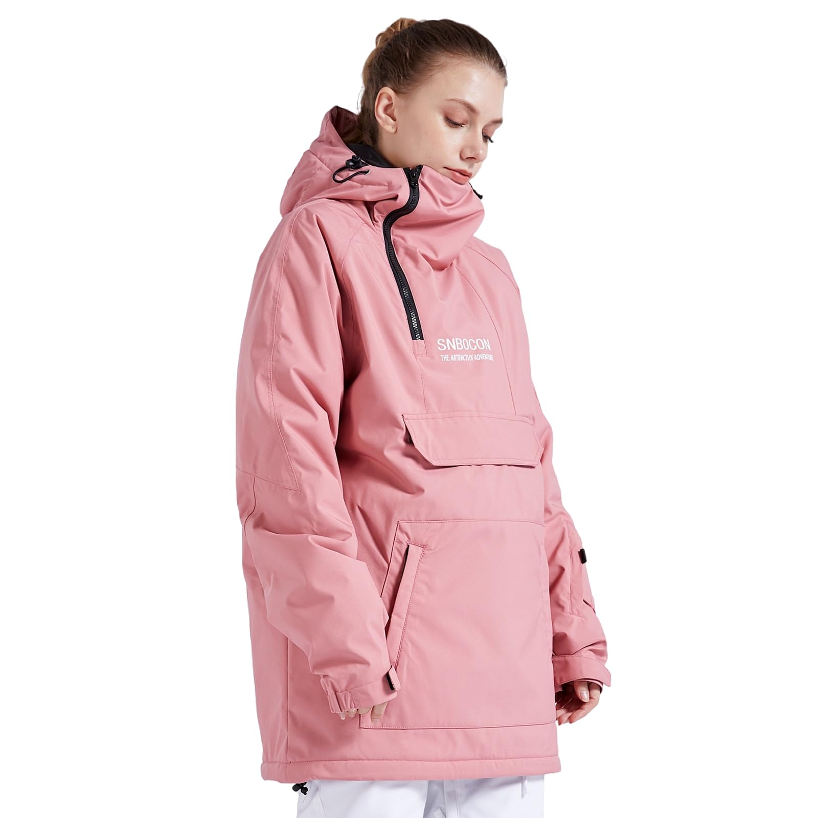 Bluemagic SkiJacken Skianzüge Schneeanzüge für Damen, Outdoorjacke Softshelljacken Outdoor Funktionsjacke, Winddicht Warm und Atmungsaktiv