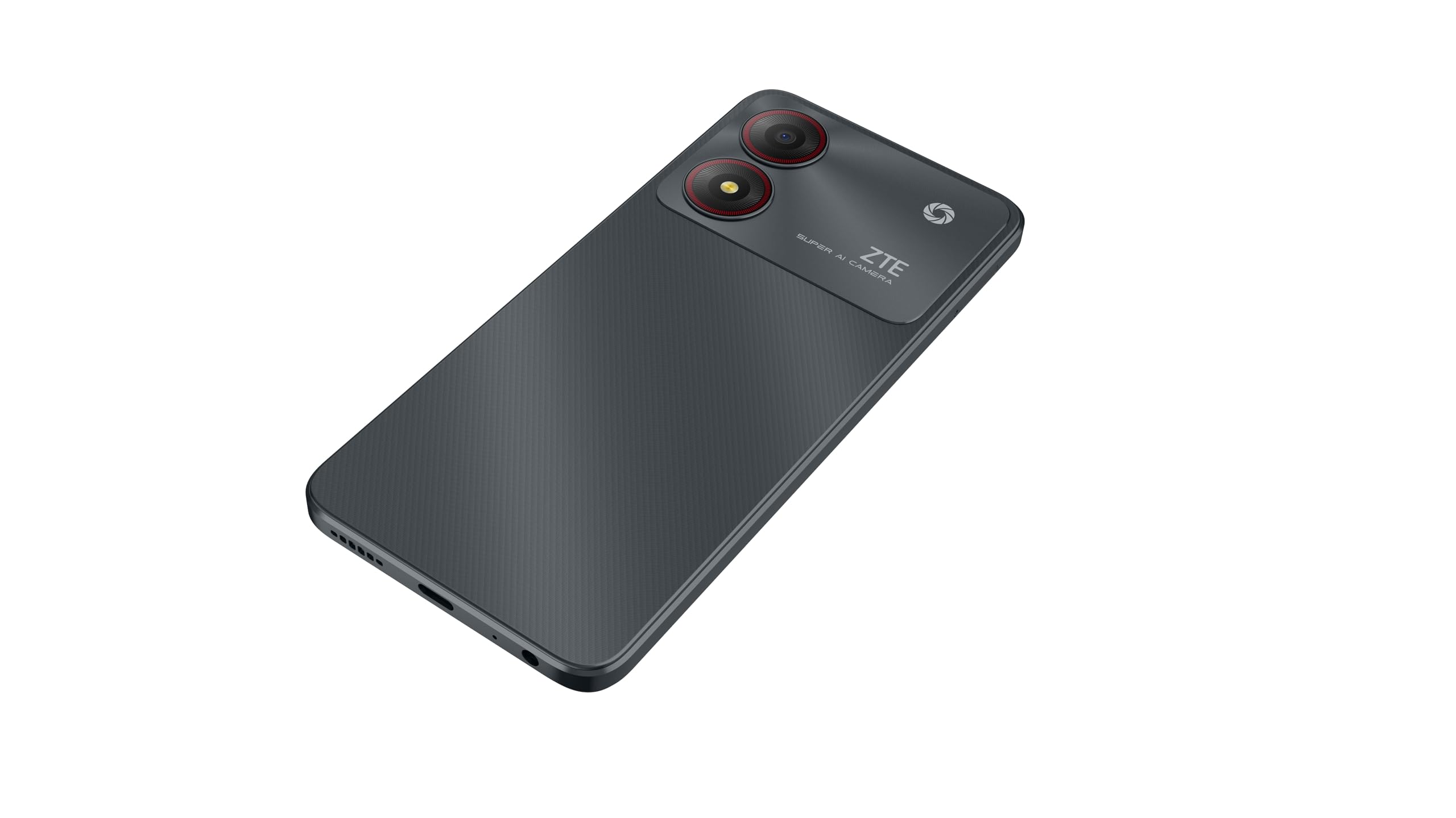 ZTE Blade A34 Grey - Smartphone 6.6" HD+, Fotocamera 8MP, Batteria 5000mAh, 2 GB RAM e 64GB ROM, Octa-Core, Android 13, Riconoscimento Facciale, Display Waterdrop, Memory Fusion
