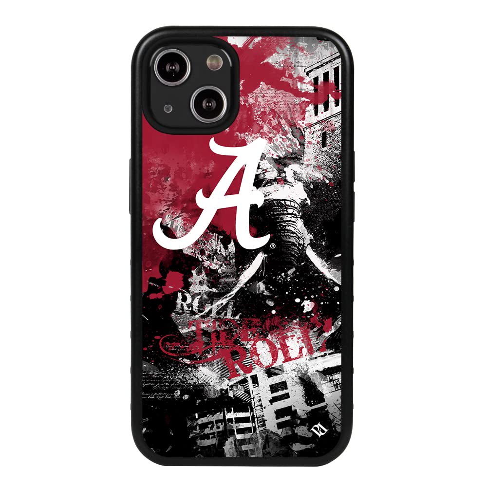 Guard Dog Case Compatible with iPhone 13 - Military Grade - Rugged Two Piece Protection - Collegiate Licensed - Alabama Crimson Tide - by Paulson Designs