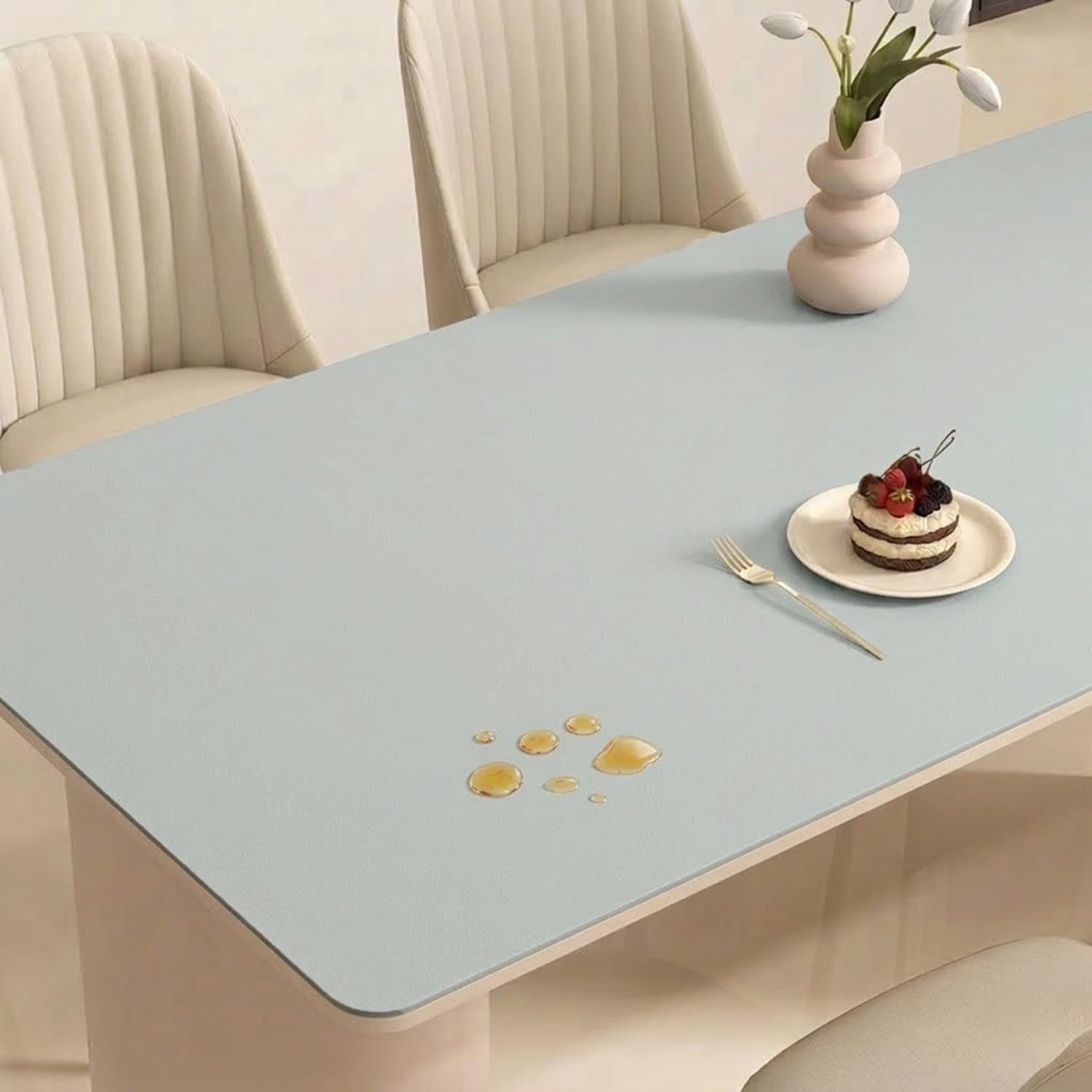 Tappetino protettivo per piano di lavoro da cucina, impermeabile, resistente all'olio, antiscivolo, resistente al calore, 90 x 140 cm, dimensioni versatili per tutte le esigenze della cucina